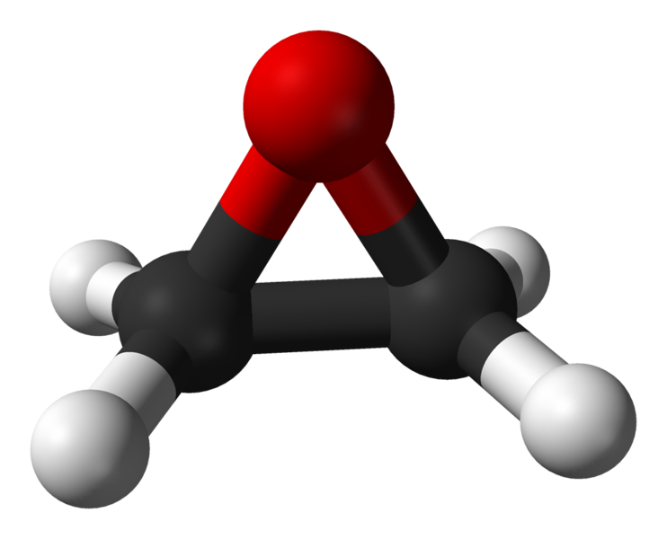 Ethylene Oxide Ball and Stick